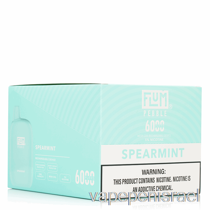 חד פעמי Vape Israel [חבילה של 10 חבילות] Flum Pebble 6000 חד פעמי